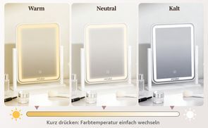 Perfekte Beleuchtung in 3 Lichtfarben