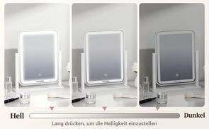 Stufenlos dimmbar & einfache Touch Bedienung