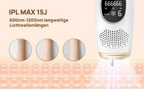  999.999 Lichtimpulse,15 J für langanhaltende Ergebnisse: