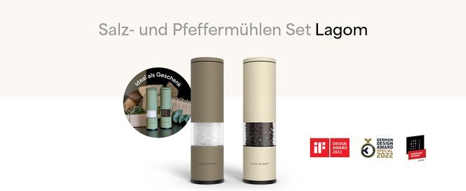 Salz und Pfeffermühlen Set „Lagom“
