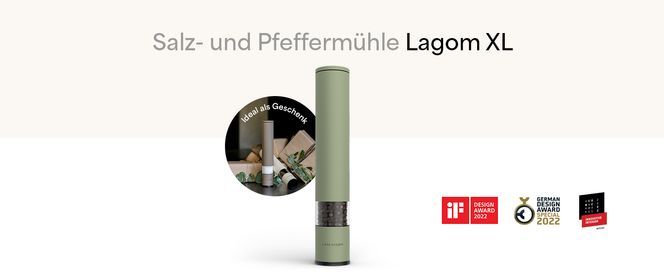 XL Salz und Pfeffermühle „Lagom“