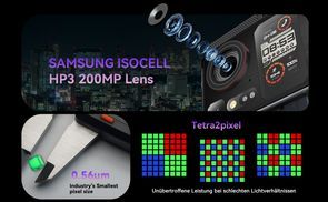 200 MP Ultra HD Aufnahmen, Nachtsicht Experte