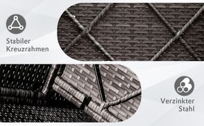 Hochwertige Materialien und Details für Stabilität und Komfo
