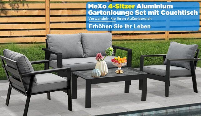 STILVOLL, LEICHT UND STABIL – UNSERE ALUMINIUM GARTENMÖBEL MACHEN IHRE OUTDOOR MOMENTE UNVERGESSLICH