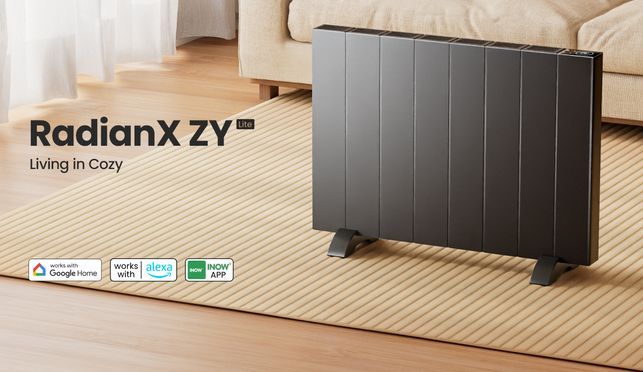 EMKE Elektro Heizkörper 5 Arbeitsmodus Wifi steurung 