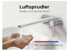 Luftsprudler für sanften, weichen Strahl – Kalt und Warmreg