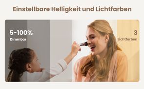 3 Lichtfarben, 2 Montage Möglichkeiten