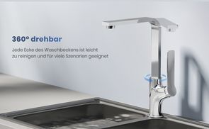 360° Drehbar – Flexibilität für jede Reinigung