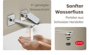 5° Neigung – Sanfter Wasserfluss für höchsten Komfort