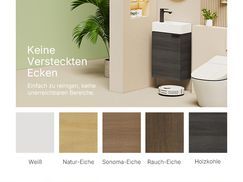 Pflegeleichtes Design mit stilvoller Holzoptik