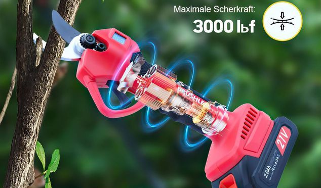 Elektrische Akku Astschere mit Teleskopstange – Präzises Schneiden mit Power, Reichweite und Ausdaue