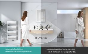 Automatisch ein/aus – spart Energie