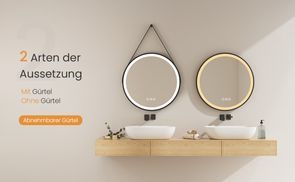 Abnehmbares Spiegelband
