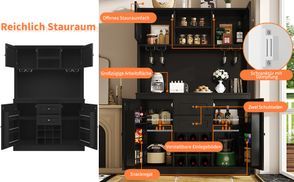 Extra Stauraum mit Tür Snackregal