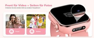 Frontkamera für Video & Seitenkamera für Fotos