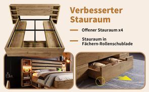 Praktisches Stauraum für Ihr Schlafzimmer