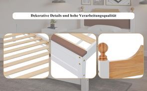 Holzbett mit ausgezeichneter Verarbeitung und Design