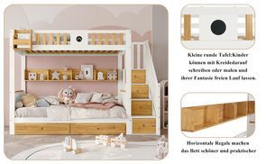 Vielseitiges Design mit kreativer Tafel und Stauraum
