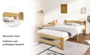 Zeitlose Eleganz und großzügiges Kopfteil