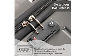 Kofferset mit TSA Sicherheitsschloss für sicheren Transport