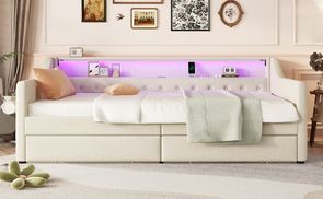 Polsterbett mit Multifunktion und modernen Features