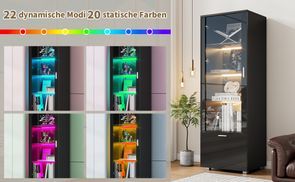 LED Vitrinenschrank: Dynamische Beleuchtungserlebnisse