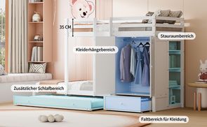 Vielschichtiges Etagenbett: Effiziente Raumnutzung