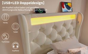 Mit LED Beleuchtung & USB Anschlüssen
