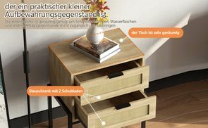 geräumige Tischplatte