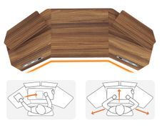 Flügeldesign: Platz für Multi Monitor Setups