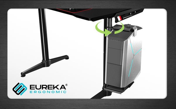 Flexibler PC Komfort: Höhenverstellbare CPU Halterung für Gaming & Bürodesks