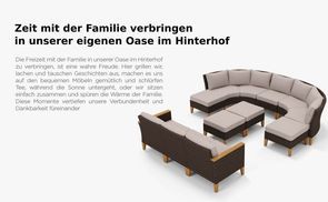 Familienzeit in der Hinterhof Oase