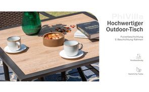 Hochwertiger Outdoor Tisch 