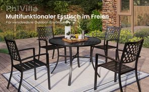 Vielseitiger Esstisch für den Außenbereich