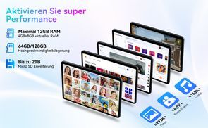Großzügige Speicherkapazität