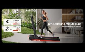 Laufband mit 10% Steigungsfunktion