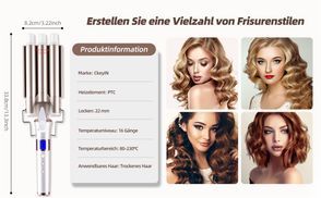 Modisches lockiges Haar, einfach kurz