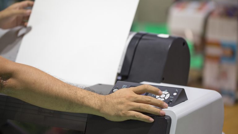 Klick auf Drucker-Menü
