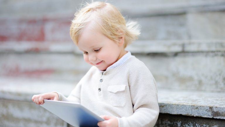 Kindersicherung Android-Tablet Junge