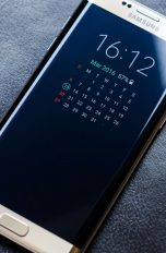 Das Samsung Galaxy S7 edge.