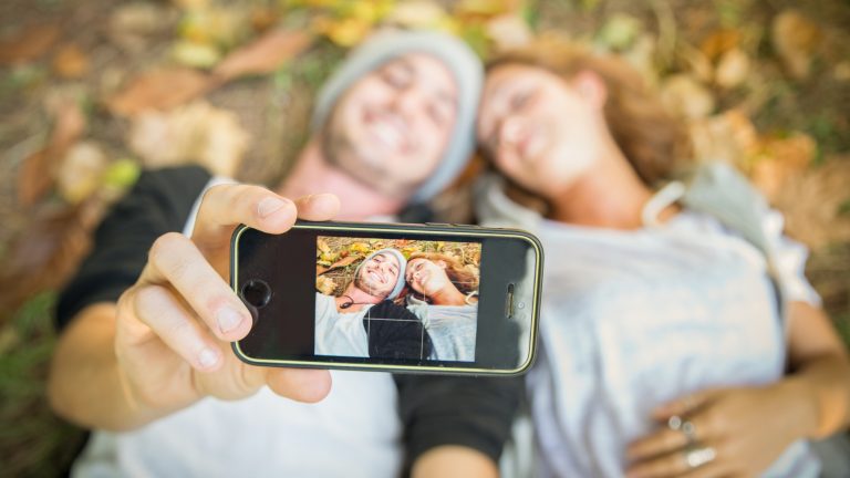 Liebespaar Pärchen Selfie App iPhone