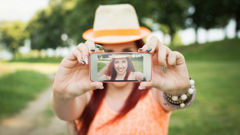 Selfies mit der Kamera-App Selfies mit der Kamera-App