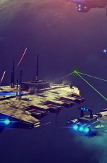 Screenshot BlueSpace Weltraumschiffe
