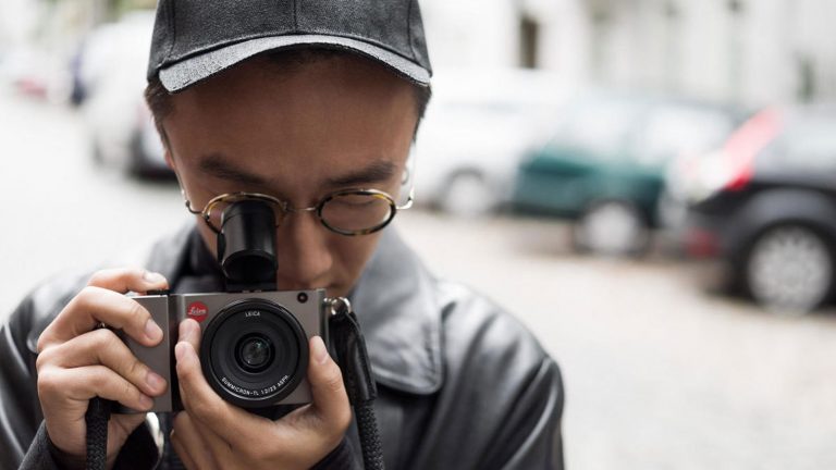 Die spiegellose Kamera Leica-TL.