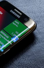 Das Samsung Galaxy S7 edge.