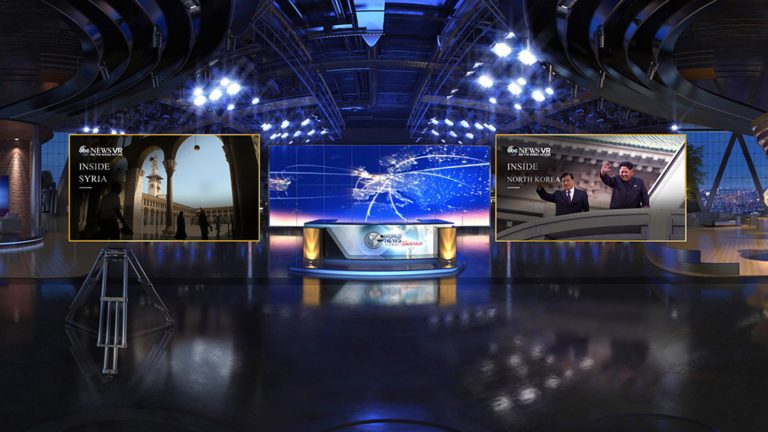 So sieht das Menü der App Jaunt VR bei PlayStation VR aus.
