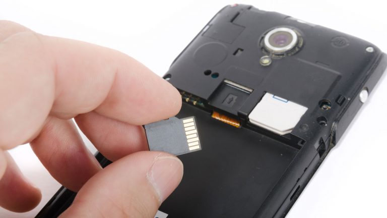Android-Backup per MicroSD-Karte. Android-Backup mit MicroSD-Karte.
