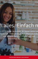Produkte mieten über OTTO NOW.