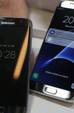 Galaxy S7, Vorgängermodell des Galaxy S8, beim MWC.
