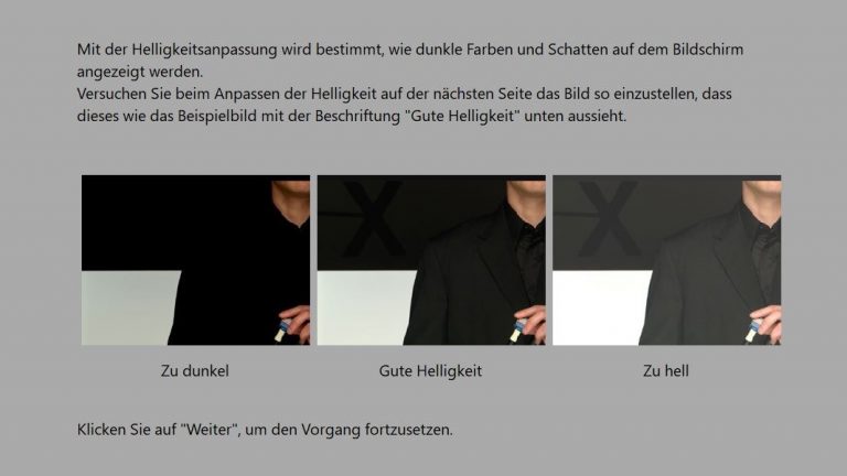 Monitor einstellen mit dccw Monitor einstellen dccw